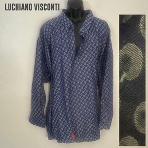 Luchiano Visconti Button Down 8XLB Gently worn 100% cotton 39" armpit to armpit